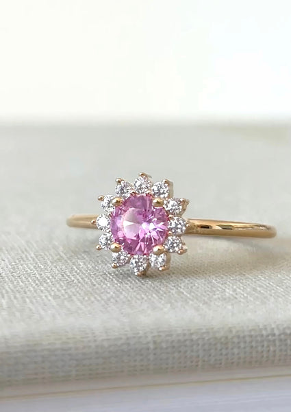 Bague Miracle rose tailles 58 et 60