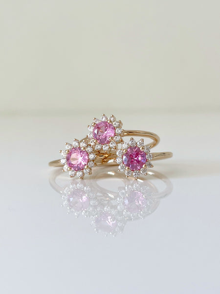 Bague Miracle rose tailles 58 et 60