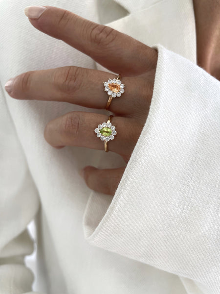 Bague Merveille péridot - taille 58