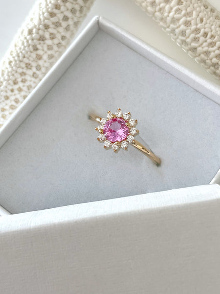 Bague Miracle rose tailles 58 et 60