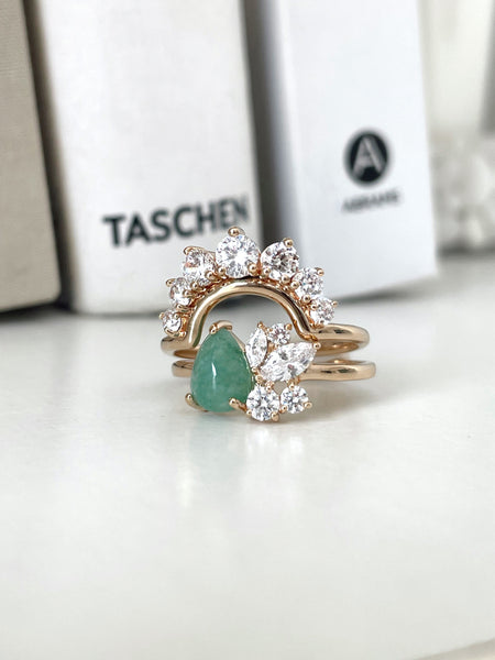 Set bagues Impériale et Pétale