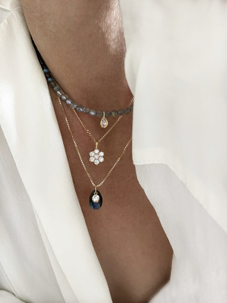 Collier Adèle labradorite
