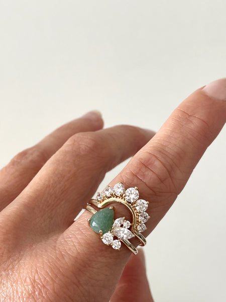 Set bagues Impériale et Pétale