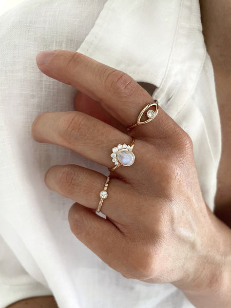 Bague Ubud pierre de lune