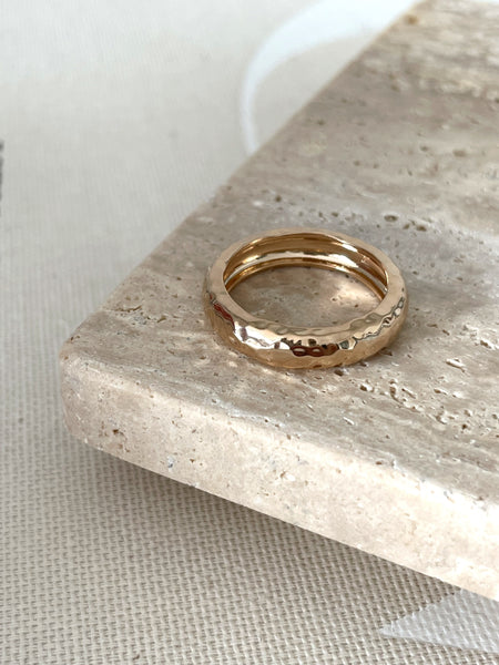 Bague Pure martelée