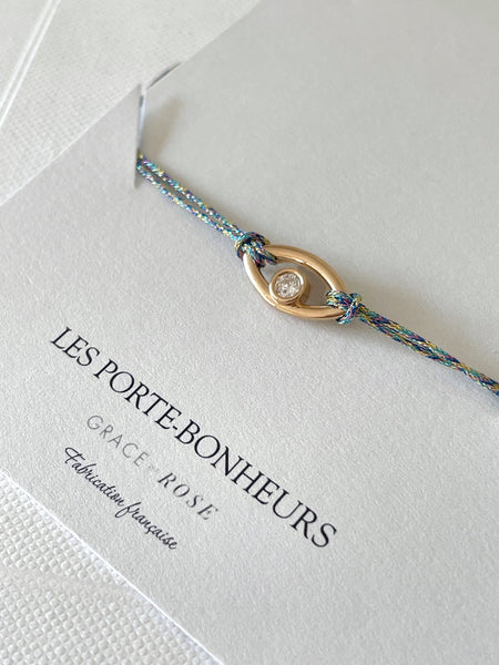Bracelet porte-bonheur Protection lurex