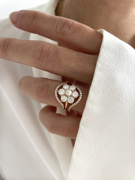 Bague Camélia