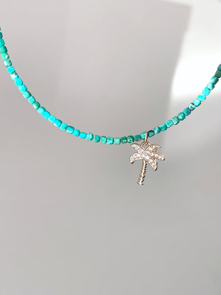 Collier Oasis turquoises