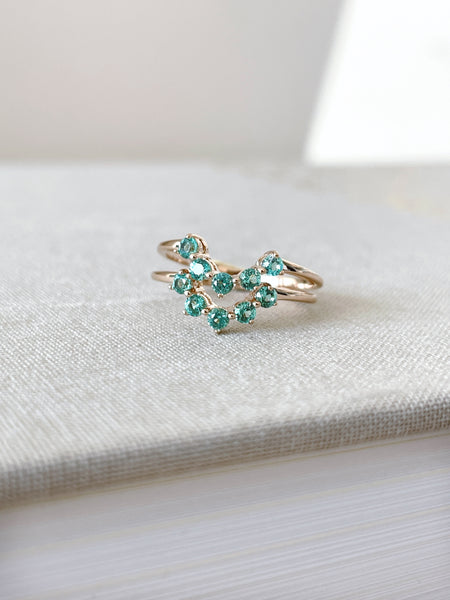 Green Mirage ring (individually)