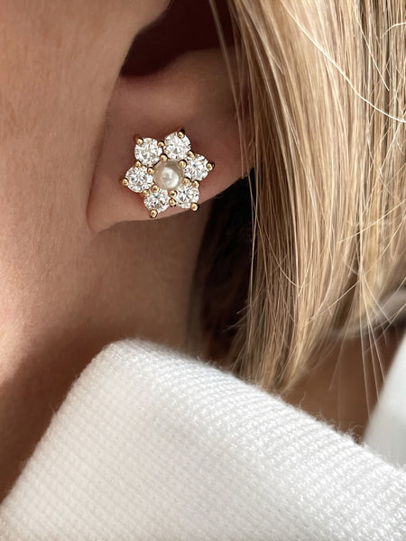 Boucles d’oreilles Camélia