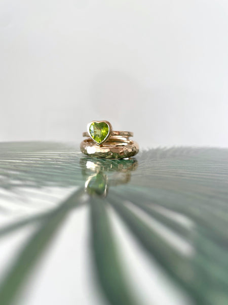 Bague "LE COEUR" péridot