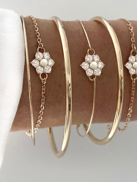 Bracelet ou jonc Camélia