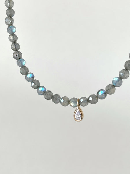 Collier Adèle labradorite