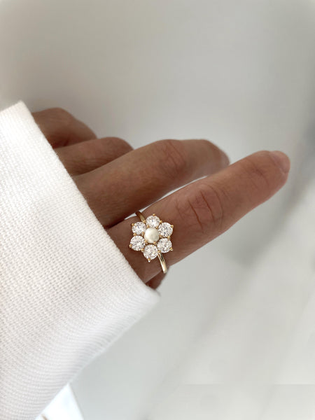 Bague Camélia