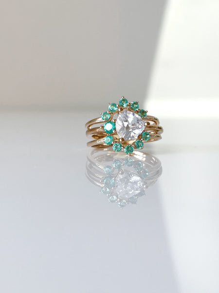 Green Mirage ring (individually)