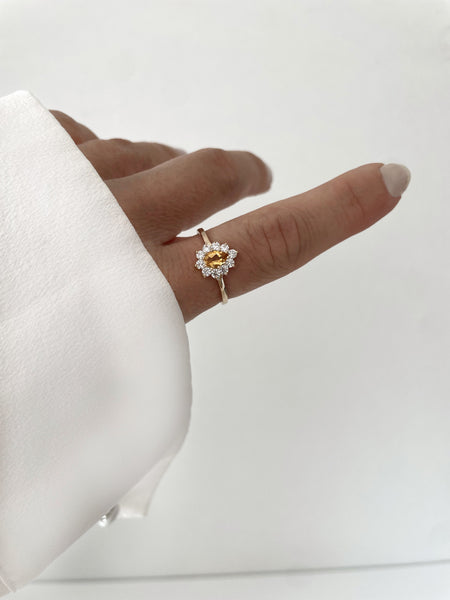 Bague Merveille citrine