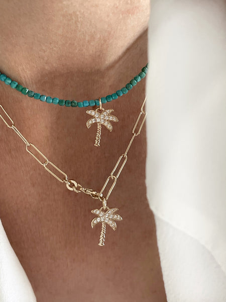 Collier Oasis turquoises