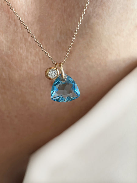 Collier Evasion bleu
