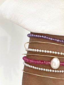 Bracelet Sérénité rose