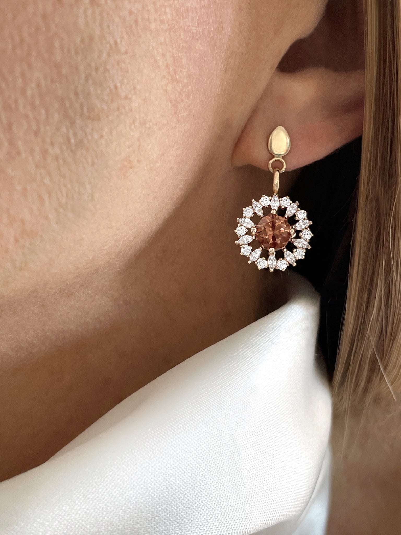 Boucles d'oreilles Féerie chocolat