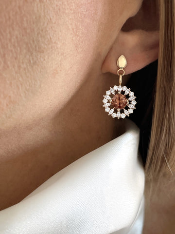 Boucles d'oreilles Féerie chocolat