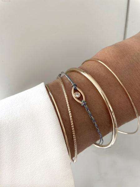 Bracelet porte-bonheur Protection lurex