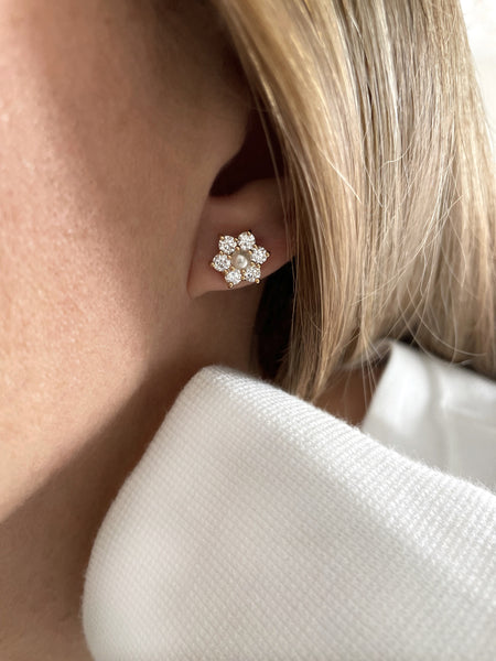 Boucles d’oreilles Camélia
