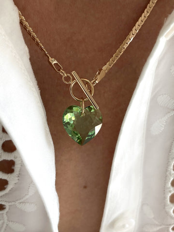 Collier Mona vert