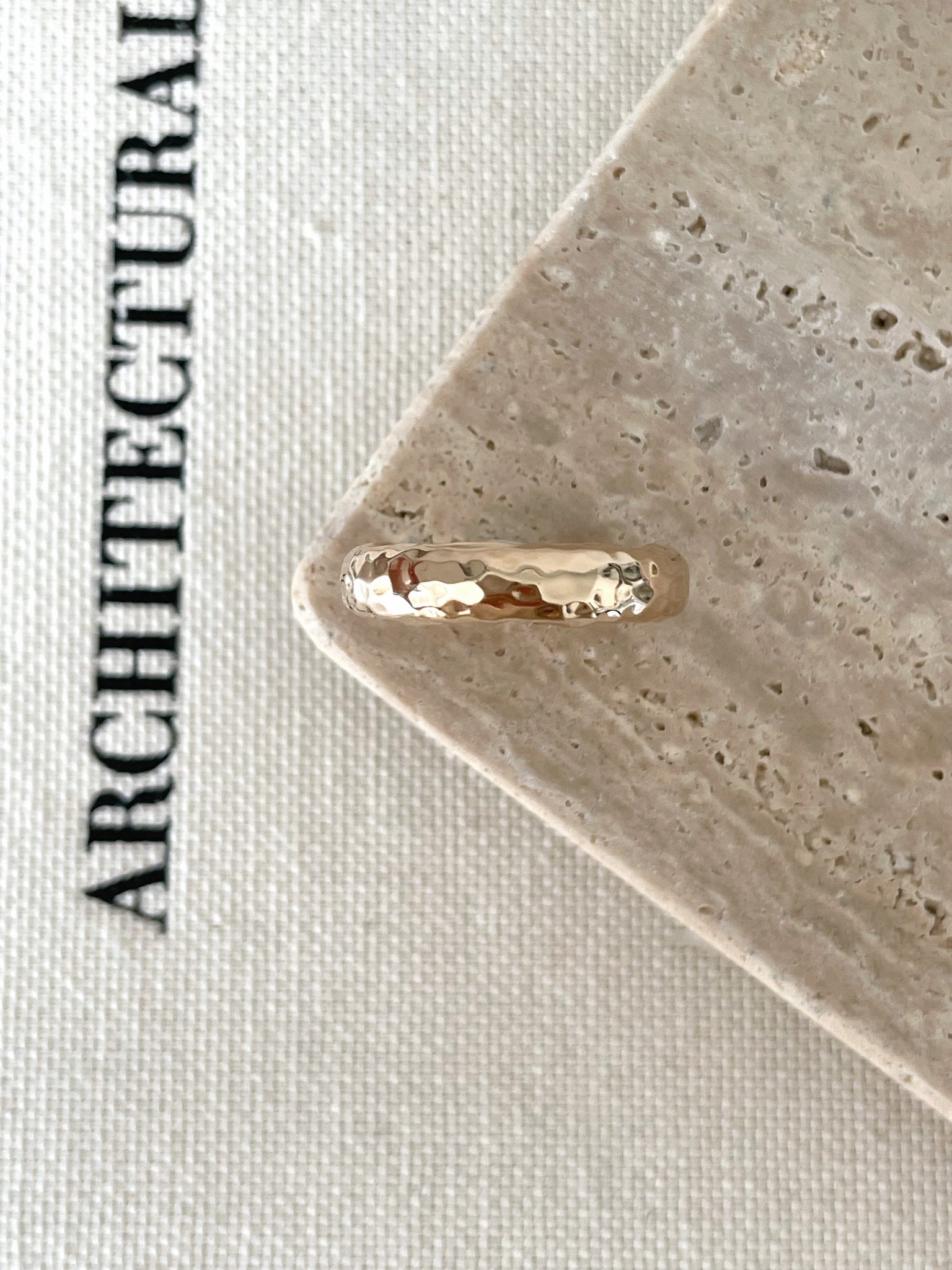 Bague Pure martelée