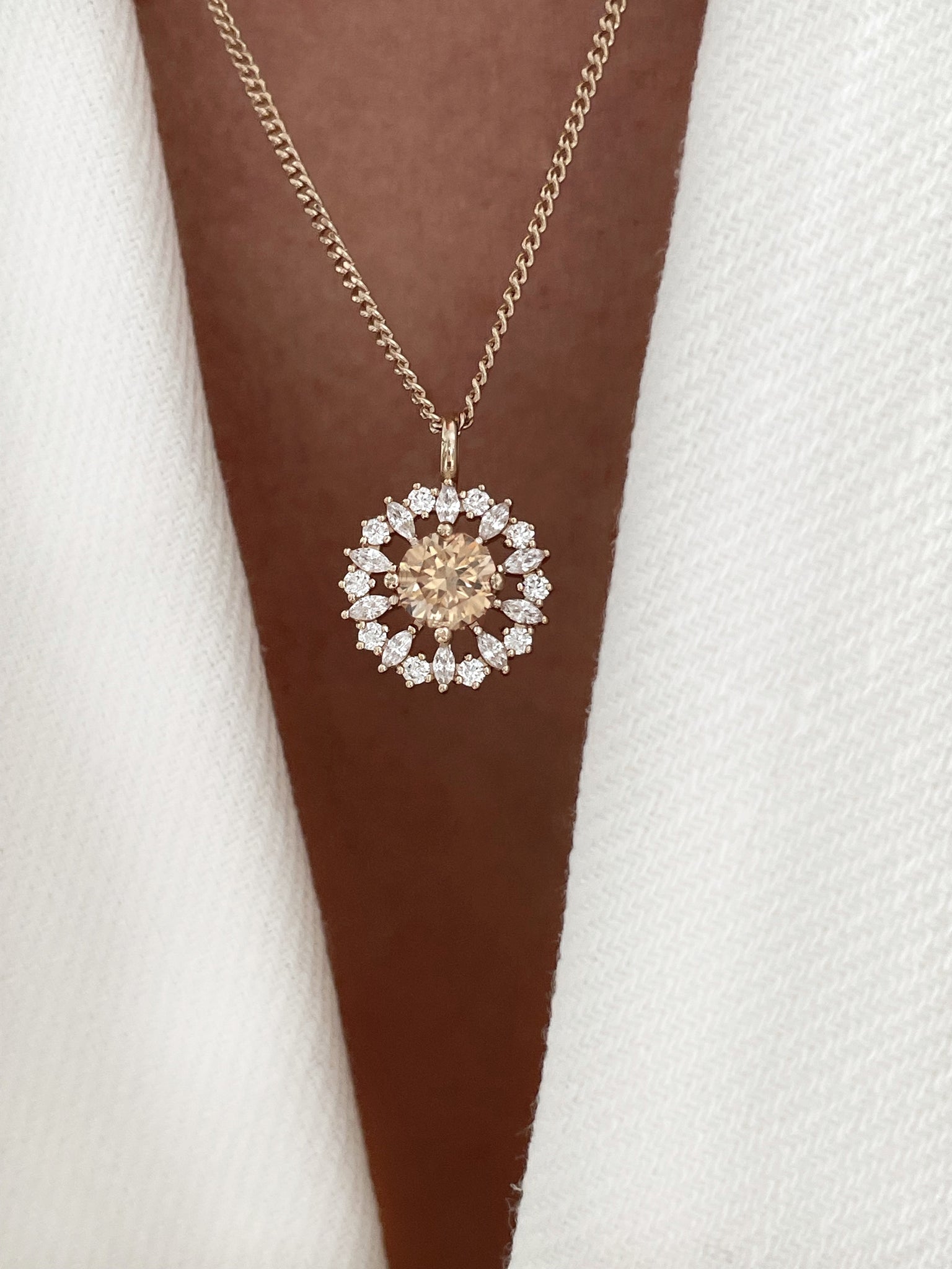 Collier Féerie champagne