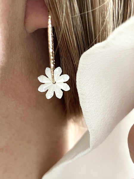 Boucles d'oreilles Flocon