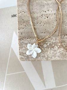 Collier Flore nacre