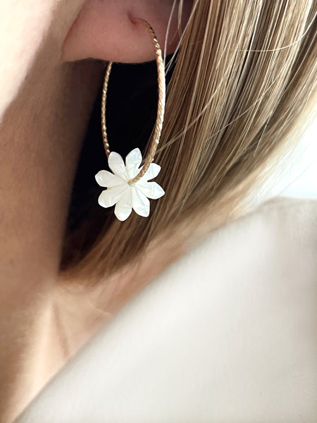 Boucles d'oreilles Flocon