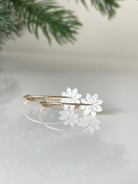 Boucles d'oreilles Flocon