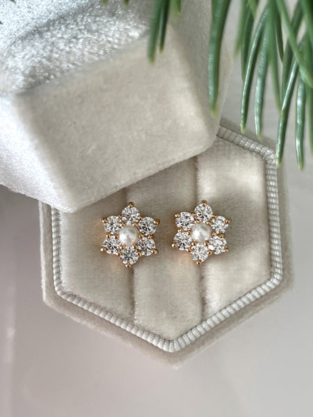 Boucles d’oreilles Camélia