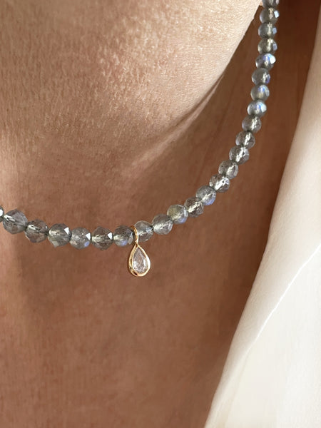 Collier Adèle labradorite