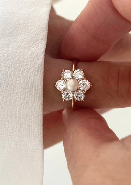 Bague Camélia
