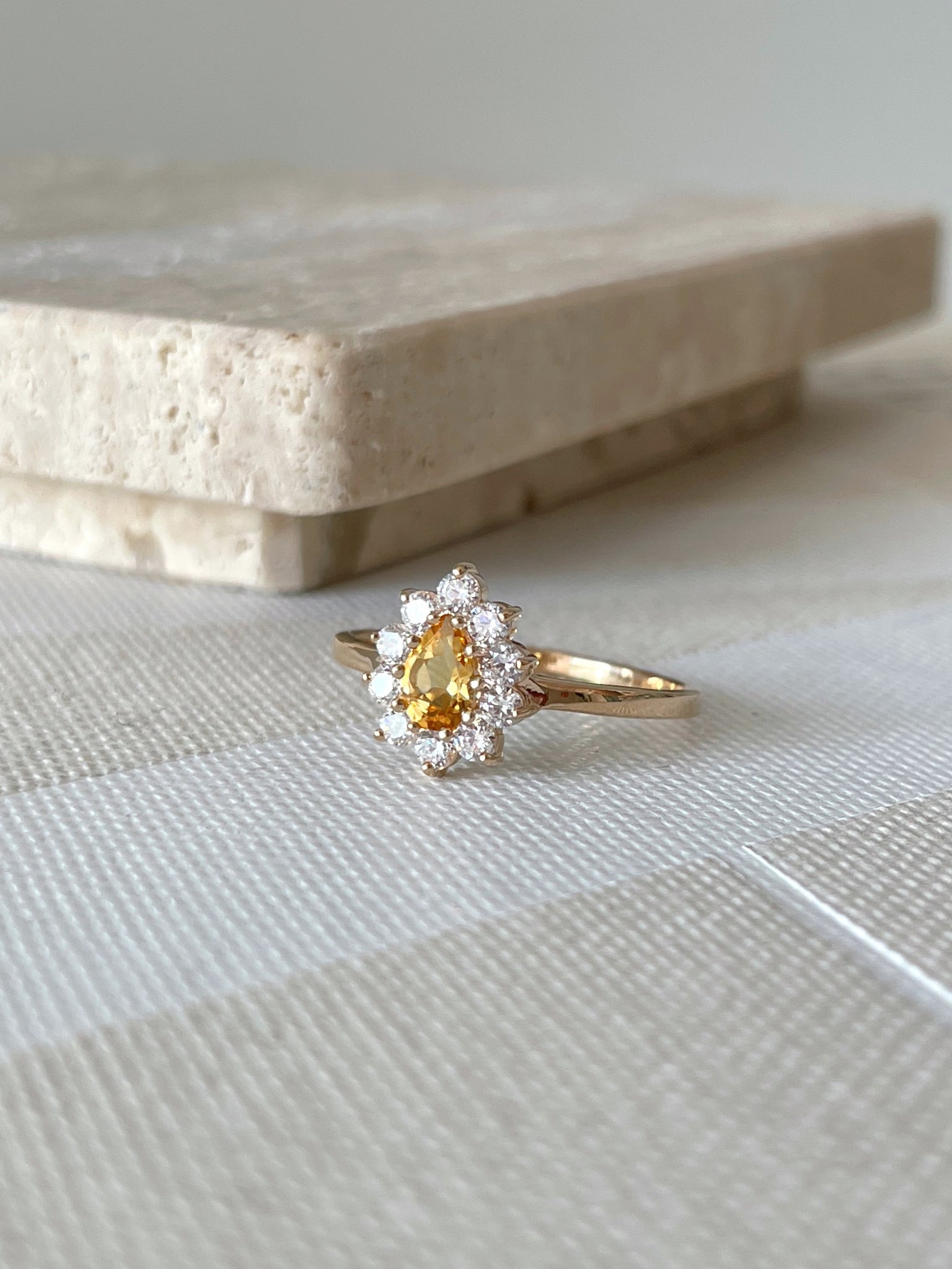 Bague Merveille citrine