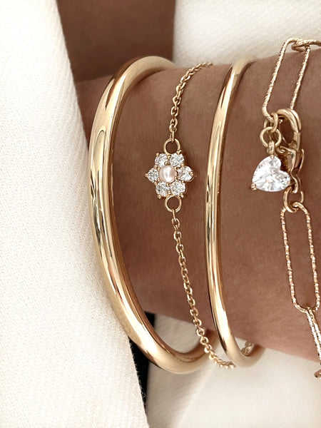 Bracelet ou jonc Camélia
