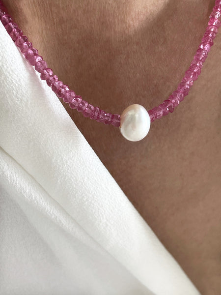 Collier Sérénité rose
