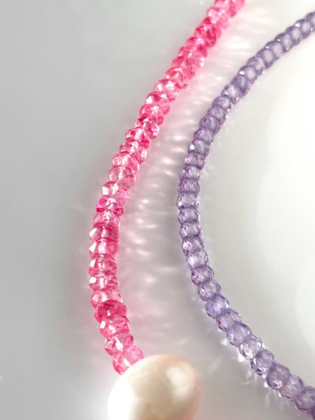 Collier Sérénité rose