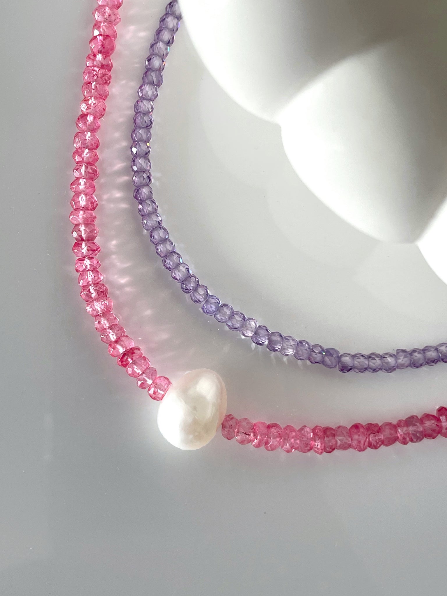 Collier Sérénité rose