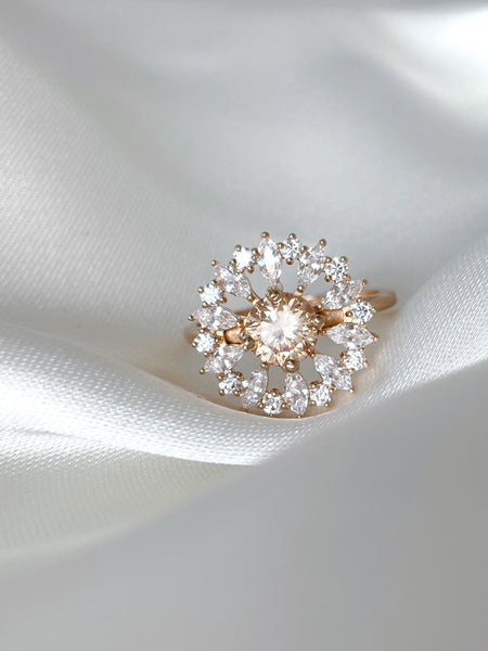 Bague féerie champagne