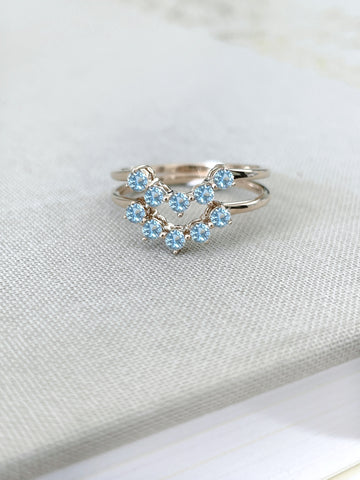 Blue Mirage ring (individually)