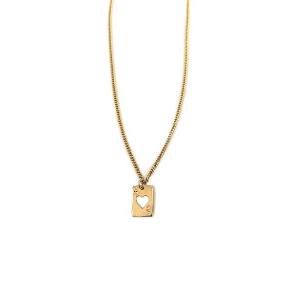 Ace of Hearts Necklace