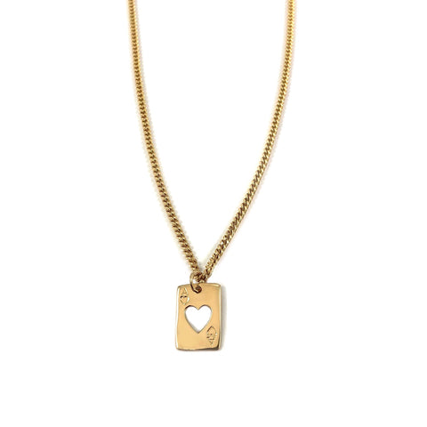 Ace of Hearts Necklace